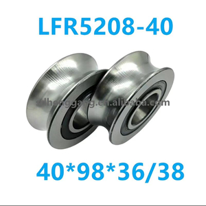 LFR Series Two Row Angular Contact Ball Bearing LFR5208-40 Track Roller Bearing LFR5208-40-2Z/2RS Linear Guides