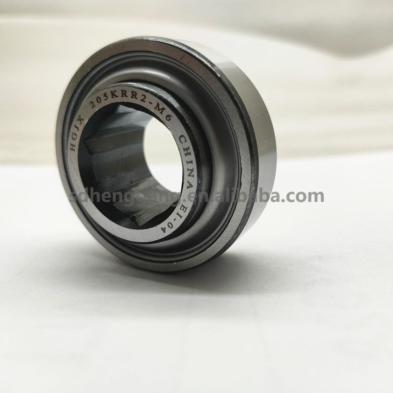 205KRR2 Agricultural Ball Bearing with a Hexagonal Bore Hex Shaft Size 22.225mm Bore Non-Relubricable Bearing 205KRR2-M6