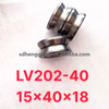 LV202-40 V-groove Track Roller Bearing 15x40x18mm Motors, Automotive Industry Bearing
