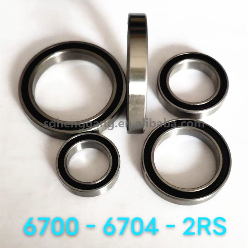 HGJX Bearing Factory S6700RS Stainless Steel Bearing Thin Section 10x15x4mm S6700-2RS Ball Bearings S61700RS 6704RS