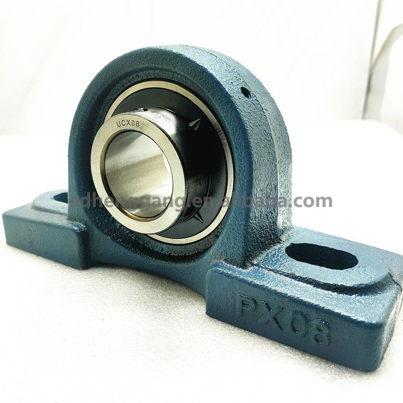 Cast Iron Pillow Block Bearing UCPX07-35mm UCX08-40mm UCX10-50mm Two Bolt Unit with Cast Housing for Agriculture Machinery