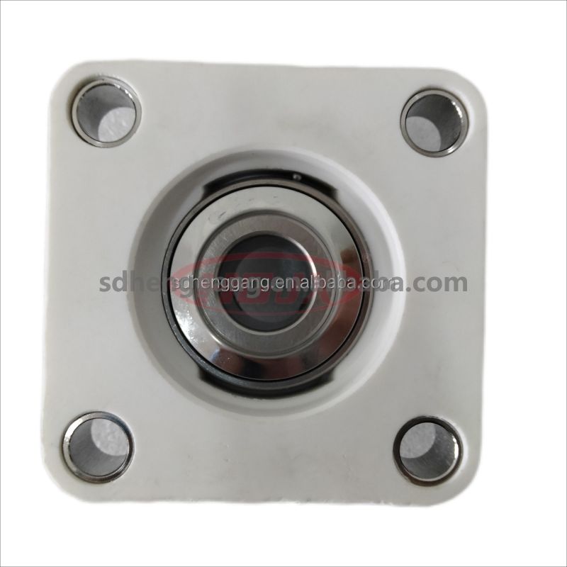 Thermoplastic Flange 4-Bolt Bearing Housing F204 Bore 19MM Insert Ball Bearing UC204-12 Pillow Block Bearing SUCF204-12