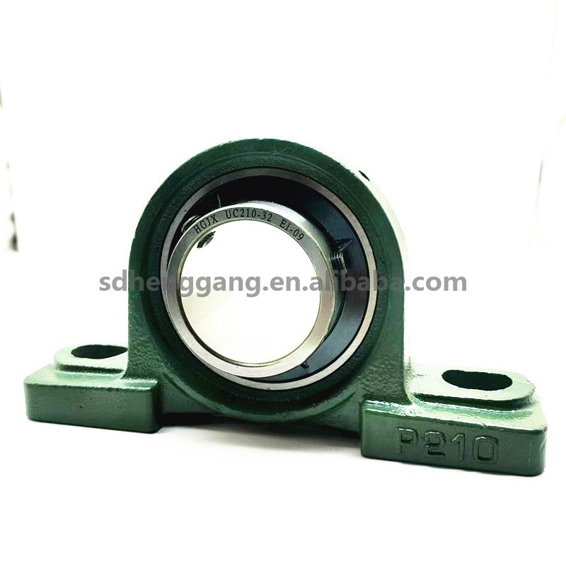 Cast Iron Pillow Block Bearing UCP211-35 UCP210-32 Two Bolt Unit with Cast Housing for Agriculture Machinery