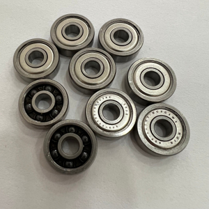 Single Row 625-RZTN9/CNHVT105B with Iron Cover Ceramic Ball Nylon Retainer Deep Groove Ball Bearing