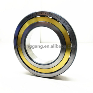 Single Row Copper Cage Angular Contact Ball Bearings 7214ACM 70x125x24mm 46214H Machine Tool Spindles bearing